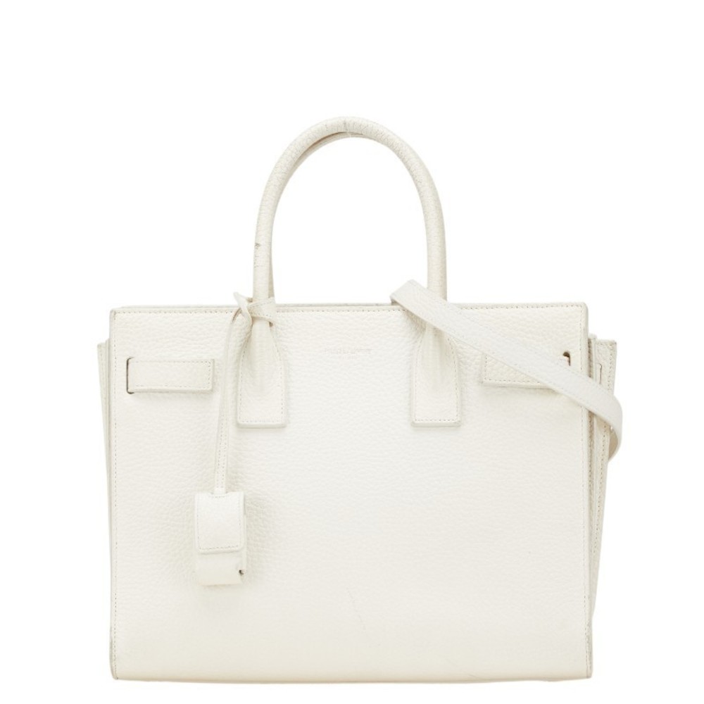 Saint Laurent Sac leather white Jour Bag Shoulder - Picture 2 of 8